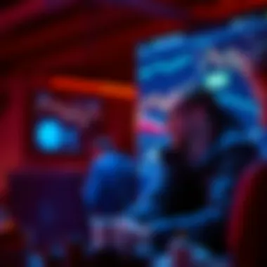 An illustration of investors analyzing NFT market trends