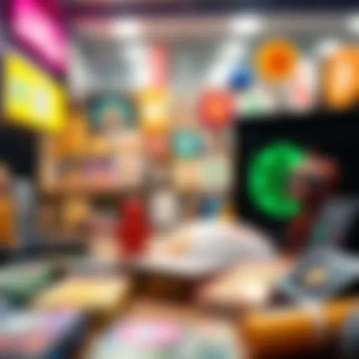 A visual representation of trending NFT collections