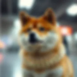 A visual representation of Shiba Inu cryptocurrency
